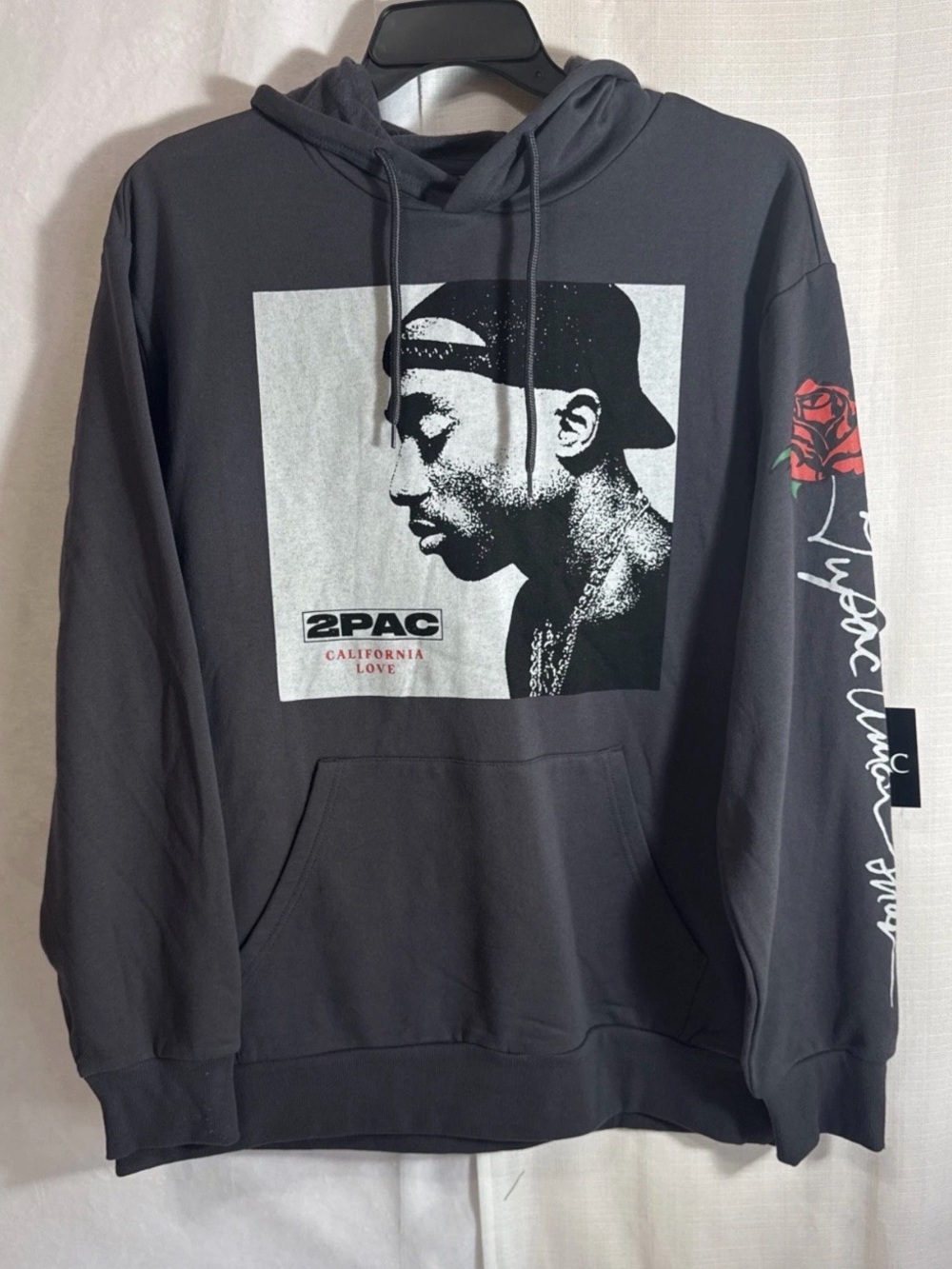 Graphic Black Hoodie - California Love Print